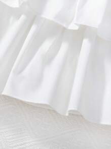 SHEIN Đầm em bé Xù Khối Màu - Nhiều màu - Xem 3