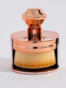 Cọ trang điểm nền dạng lỏng Cọ 1 cọ đầu tròn màu vàng hồng Cọ lớn đầu phẳng có giá đỡ dây đeo Cọ toàn thân không có lông Cọ cơ thể nhanh chóng trang điểm hàng đầu Cọ chống nắng Cọ đa chức năng - Hoa hồng vàng - Xem 2