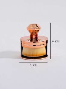 Cọ trang điểm nền dạng lỏng Cọ 1 cọ đầu tròn màu vàng hồng Cọ lớn đầu phẳng có giá đỡ dây đeo Cọ toàn thân không có lông Cọ cơ thể nhanh chóng trang điểm hàng đầu Cọ chống nắng Cọ đa chức năng - Hoa hồng vàng - Xem 3