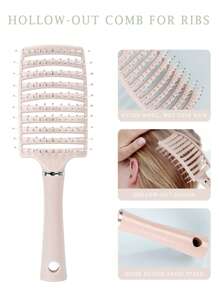 Cepillo de pelo ventilado - Rosa - Ver 2