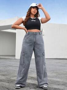 Coolane Plus Flap Pocket Side Cargo Jeans