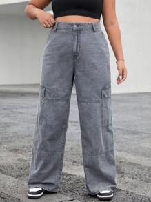 Coolane Plus Flap Pocket Side Cargo Jeans