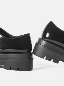 SheIn ICON NỮ Hình sao Hai âm Mặt trước thắt dây Giày dép , Thời trang Ngoài trời Giày oxford - Nhiều màu - Xem 3