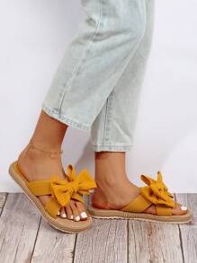 Dép bệt Nữ - Màu vàng - Xem 4