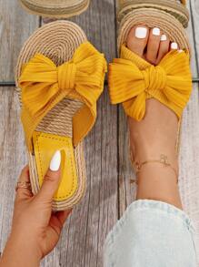 Dép bệt Nữ - Màu vàng - Xem 6