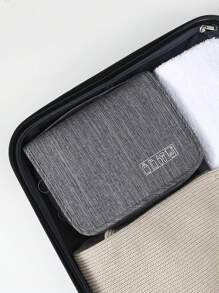 1 Miếng Treo Túi vệ sinh du lịch , Mỹ phẩm Và Tắm Hộp đựng Cái túi Du thuyền Thiết yếu Không thấm nước Nam Túi vệ sinh Túi đi biển bờ biển Khăn đi biển Hộp đựng bờ biển Phụ kiện bờ biển chất liệu Ngày lễ Cái túi Ngày lễ Cho mùa hè Đối với Kỳ nghỉ - Xám - Xem 3