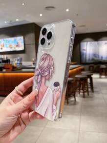 Vỏ điện thoại trong suốt hình đồ họa - Nhiều màu - Xem 2