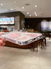 Ốp điện thoại trong suốt in hình con bướm màu hồng tương thích với Apple IPhone 15/15Plus/15Pro/15Promax - Nhiều màu - Xem 4