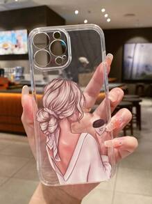 Vỏ điện thoại trong suốt hình đồ họa - Nhiều màu - Xem 4