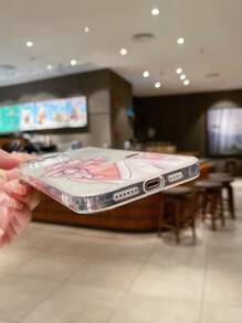 Vỏ điện thoại trong suốt hình đồ họa - Nhiều màu - Xem 5