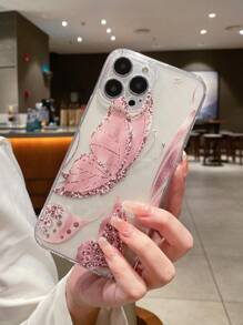 Ốp điện thoại trong suốt in hình con bướm màu hồng tương thích với Apple IPhone 15/15Plus/15Pro/15Promax - Nhiều màu - Xem 5