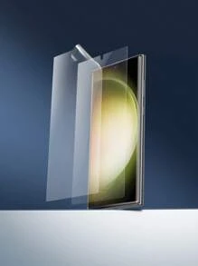 UGREEN 2 件装 S22 和 S23 超柔软屏幕保护膜，实用简约设计，生日、家人、朋友礼物，手机屏幕保护膜，手机配件，防水防震防摔防刮防指纹全覆盖 - 無色 - 查看 2