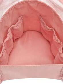 女士立式化妆刷收纳包，大容量便携式立式化妆刷架化妆包化妆包化妆品收纳盒化妆品收纳 - 粉色 - 查看 6