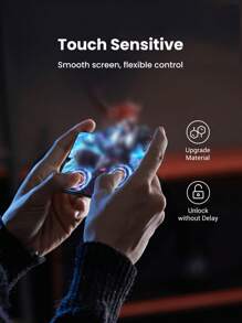 UGREEN 2 件装 S22 和 S23 超柔软屏幕保护膜，实用简约设计，生日、家人、朋友礼物，手机屏幕保护膜，手机配件，防水防震防摔防刮防指纹全覆盖 - 無色 - 查看 6