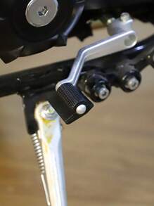 1pc Rubber Anti-slip Motorcycle Shoe Protector - Black - View 2