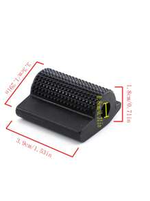 1pc Rubber Anti-slip Motorcycle Shoe Protector - Black - View 4