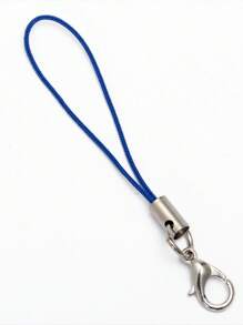 10入組/套女士時尚龍蝦扣細節DIY掛繩用於鑰匙扣製作 - 藍色 - 查看 2