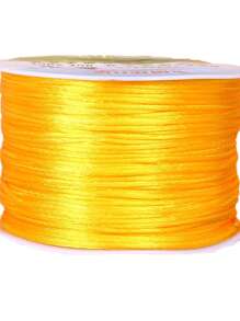 1卷1X70000毫米女士休閒素色DIY線用於DIY珠寶製作 - 金黃色 - 查看 1