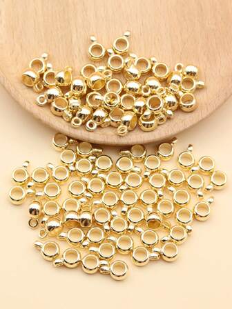 100入組/套時尚圓形DIY首飾配件適合女士DIY首飾製作