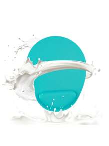 1入組素色鼠標墊帶腕托 - 薄荷藍 - 查看 3