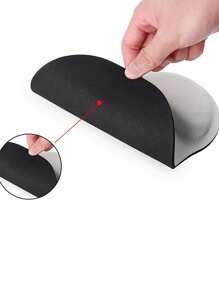 1入組素色鼠標墊帶腕托 - 薄荷藍 - 查看 4