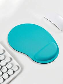 1入組素色鼠標墊帶腕托 - 薄荷藍 - 查看 7