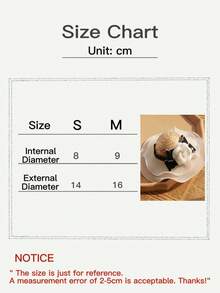 1 pieza Sombrero de paja para mascota con diseño de flor para perro con gato para diariamente - Blanco - Ver 4