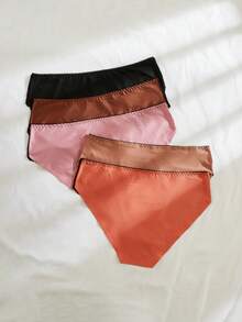 Plus 5pack Contrast Lace Panty - Multicolor - View 2