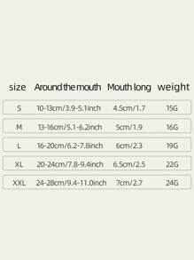 1入組透氣寵物嘴套適用於狗狗適用於防咬 - 藍色 - 查看 6