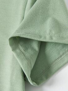 SHEIN Bộ hai mảnh Gái Con số Lá thư Giải trí - Nhiều màu - Xem 6