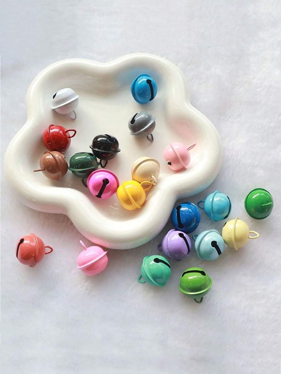 10pcs Random Color Pet Bell For Dog And Cat For Decoration - Multicolor - View 1