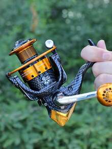 SOUGAYILANG Fishing Reel Ultra-light Smooth Power 12+1 BB Spinning Reel With 5.2:1/5.1:1 High Speed Gear Ratio - Gold - View 7