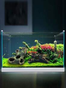 1pc Hollow Trunk Design Random Ornament For Aquarium For Decoration