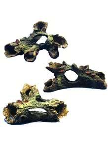 1pc Hollow Trunk Design Random Ornament For Aquarium For Decoration