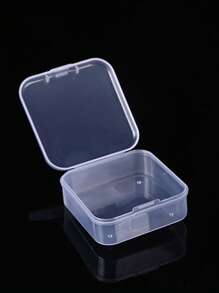 1 hộp lưu trữ trang sức trong suốt thông thường dành cho phụ nữ để đóng gói trang sức - Trong sáng - Xem 1