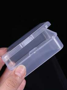 1 hộp lưu trữ trang sức trong suốt thông thường dành cho phụ nữ để đóng gói trang sức - Trong sáng - Xem 2