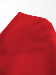 Breezaya 荷葉邊後鎖孔娃娃裙 - 紅色 - 查看 8