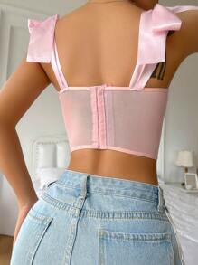 FairyFlirt ثدييه للسيدات بحلقة وأسلاك للصدر - وردي - مشاهدة 2