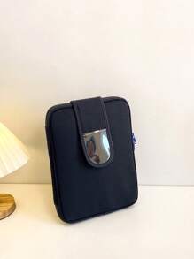 Minimalist Shockproof Laptop Bag - Black - View 6