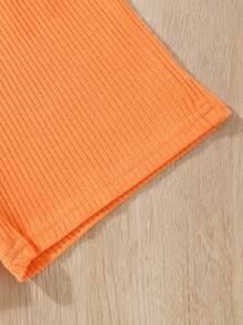 SHEIN Baby Girl Two Tone Tank Top & Shorts - Multicolor - View 7