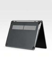 2pcs Solid Color Laptop Case Compatible With Surface Laptop - Black - View 2