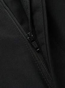 Manfinity Mode 男士1入組單釦西裝外套和1入組西裝褲 - 黑色 - 查看 6