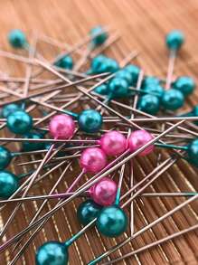 100pcs 랜덤 핀 세트 - 멀티컬러 - 보기 5