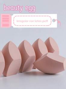 baopinger 1个特殊形状的椭圆形化妆海绵，透气便携，干湿两用，适用于混合乳液、液体、膏状和粉末状产品，方便的美容工具，价格实惠，可用于房间装饰、梳妆台、旅行、卧室等场合，是化妆配件、粉扑、美妆蛋、化妆海绵的理想之选，价格实惠，是圣诞礼物、化妆品、化妆工具、廉价商品、礼品、女士礼物、圣诞礼物的理想之选。 - 淺粉色 - 查看 3