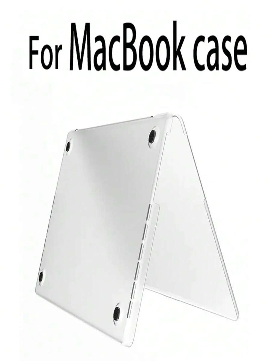 1pc Solid Plastic Laptop Case Compatible With MacBook