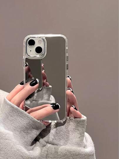Apple Y2k Plating Mirror Phone Case Compatible With IPhone 11,IPhone 13,IPhone 14 Pro Max Waterproof Shockproof Anti-Fall Scratch Resistant
