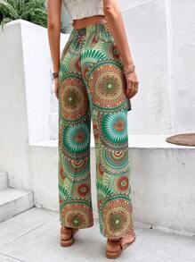 Breezaya Quần nữ Thắt nút Bộ lạc Boho - Nhiều màu - Xem 2