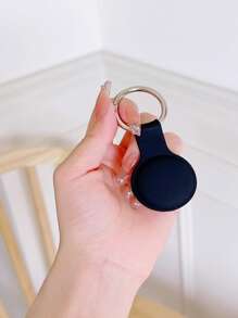 1 vỏ silicon màu đen tương thích với Apple AirTag - màu đen - Xem 2