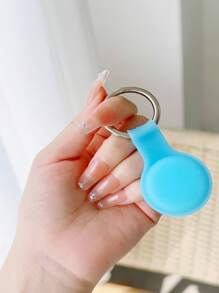 1 vỏ silicon màu xanh tương thích với Apple AirTag - Màu hồng gỉ - Xem 2