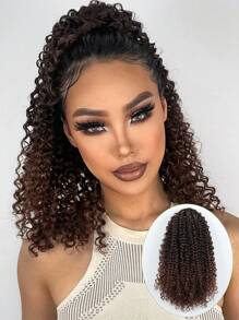 nimoki Short Curly Ponytail Synthetic Hair Extension - Multicolor - View 1